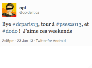 Tweet de Romain Jarraud