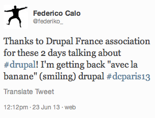 Tweet de Frederico Galo